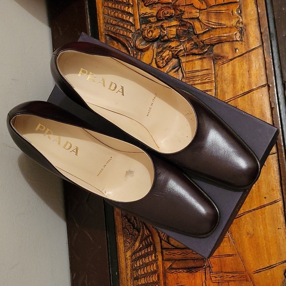 PRADA Y2K Vintage heels New in Box Size 38 - Picture 1 of 5